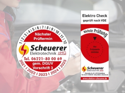 Prüfplaketten